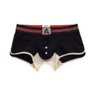 Cuecas Boxer Masculinas Slim Fit De Algodão Com Abertura Frontal Em U E Bolsa Convexa Sexy