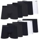 Cuecas Boxer Microfibra Lupo Kit Com 10 Sem Costura
