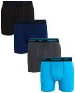 Cuecas boxer Reebok, pacote com 4, Stretch Performance para homens