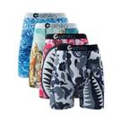 Cuecas Boxer Respiráveis Para Homens Em Tamanhos Grandes, Conjunto De 4 Peças ETHIKA, Roupa De Banho