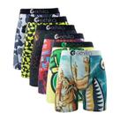 Cuecas Boxer Respiráveis Para Homens plus Size, 6 Peças, Estampadas, Roupa De Banho Sexy Para Homens