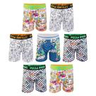 Cuecas boxer Teenage Mutant Ninja Turtles Mutant Mayhem, pacote com 7 unidades