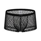 Cuecas Boxer Transparentes De Renda Sexy Para Homens Com Bolsa U Respirável Cuecas Boxer Transparentes De Renda Sexy Para Homens Com Bolsa U Respirável