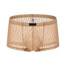 Cuecas Boxer Transparentes De Renda Sexy Para Homens Com Bolsa U Respirável