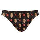 Cuecas de banho S Husky Custom Funny Faces Valentine Heart Men
