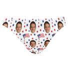 Cuecas de natação S Husky Custom Funny Faces, 4 de julho, 250 anos, homens