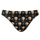 Cuecas de natação S Husky Funny Faces para biquíni masculino