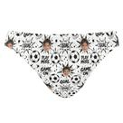 Cuecas de natação S Husky Funny Faces Soccer Football Ball Masculinas