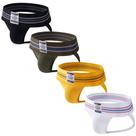 Cuecas Jock Strap JOCKMAIL para homens, pacote com 4 peças (M, preta+branca+verde militar+amarela)