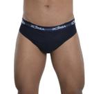 Cuecas KIT com 3 slip max em algodão masculina Zorba