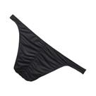 Cuecas Masculinas De Seda Gelada Sexy Com Bolsa U E Costas Franzidas, Lingerie Exótica Respirável