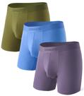 Cuecas Separatec, bolsa dupla, cuecas boxer, XXL, conjunto azul