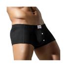 Cuecas Slim Fit Masculinas Em Algodão Sintético Com Alta Elasticidade E Decoração De Botão,