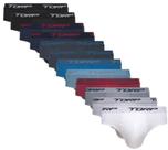 Cuecas Torp Slip Algodão Cores Kit Com 6 Cuecas Cós Personalizado