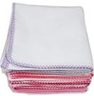 Cueiro Bebê Flanelado Liso 80x80cm Com Crochê