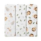 CUEIRO FLANELADO BUBLIM BABY 3 UNIDADES 100% ALGODÃO ESTAMPAS 60CM x 80CM