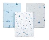 Cueiro Flanelado Com 3 Pçs Espaço 80cm X 50cm Papi