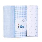 Cueiro flanelado estampado 80cm x 80cm