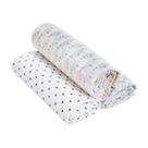 Cueiro Flanelado Papi Baby 100% Algodão 1,00x80cm Kit C/ 3 Unidades