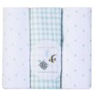 Cueiro Manta Flanelada Bordados Infantil Bebê Kit 3 Unidades 80 x 80cm - Papi Baby