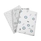 Cueiro Papi Compose Estampado Flanelado 80Cm X 80Cm com 03 Uni