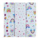 Cueiro para Bebê 3 Unidades 1,00 m x 80 cm Flanelado Bublim