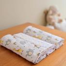 Cueiro para Bebê 3 Unidades 1,00 m x 80 cm Flanelado Bublim