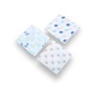 Cueiro Swaddle 3 Unidades Estampado Azul 1,0M X 80Cm Menino