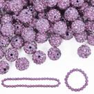 Cuentas de Arcilla con Strass 10mm 200pcs para Manualidades KESOCORAY