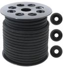 Cuerda elástica con ganchos de bola negra ZHFLMY 5mm x 15m