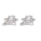 Cufflinks Aviation Airplane Design para homens