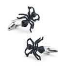 Cufflinks Black Ant Design para homens, cobre 18 mm 16 mm