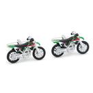 Cufflinks Green Dirt Bike Design para homens em cobre