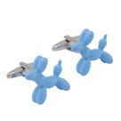 Cufflinks Masculino Cute Balloon Dog Blue Cartoon Copper Cufflinks Masculino Cute Balloon Dog Blue Cartoon Copper