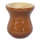 Cuia Madeira Nobre Imbuia Chimarrão Perolizada Marrom