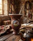 Cuia Matriz Taça M De Plástico e Porongo Cuia Matriz Taça M ( Cores Sortidas):Marrom