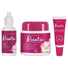 Cuidado com a Pele Rosativ: Creme Facial Suavizador de Manchas + Óleo Rosa Mosqueta Colo e Face + Creme Regenerador área dos Olhos