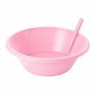Cumbuca Tigela 500ml Bowl C/ Canudo Fixo Plástico Resistente -