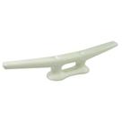 Cunho De Amarração Branco 140Mm Em Nylon Náutico Amarra Cabo