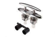 Cunho Retrátil 4.5 Polegadas AttWood Aço Inox A-66515-1 Cunho Retrátil 4.5 Polegadas AttWood Aço Inox A-66515-1