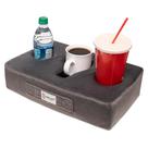 Cup Cozy Pillow, suporte de copos de espuma macia cinza com vários slots Cup Cozy Pillow, suporte de copos de espuma macia cinza com vários slots