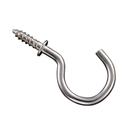 Cup Hooks National Hardware N119-730 com acabamento em níquel, pacote com 30 Cup Hooks National Hardware N119-730 com acabamento em níquel, pacote com 30