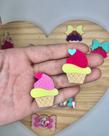 Cupcake com coração