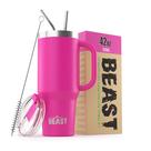 Cupcake de aço inoxidável Tumbler Greens Steel Beast 1250ml rosa