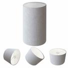 Cúpula Abajur Cilíndrica Cp-7002 Ø13x30cm Rustico Cinza Cúpula Abajur Cilíndrica Cp-7002 Ø13x30cm Rustico Cinza