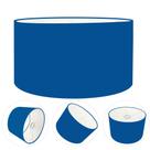 Cúpula Abajur Cilíndrica Cp-7028 Ø60x30cm Azul Marinho Cúpula Abajur Cilíndrica Cp-7028 Ø60x30cm Azul Marinho