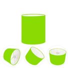 Cúpula Abajur Cilíndrica Cp-8001 Ø13x15cm Verde Limão