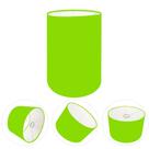 Cúpula Abajur Cilíndrica Cp-8003 Ø15x20cm Verde Limão