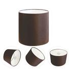 Cúpula Abajur Cilíndrica Cp-8010 Ø25x25cm Café Cúpula Abajur Cilíndrica Cp-8010 Ø25x25cm Café