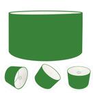 Cúpula abajur cilíndrica cp-8023 Ø50x21cm verde folha